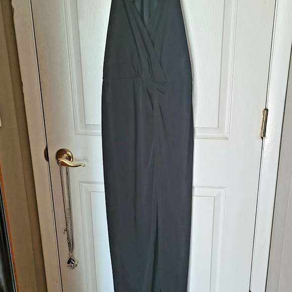 CLEARANCE! BCBG Slinky Black Maxi Dress M - Picture 11 of 12